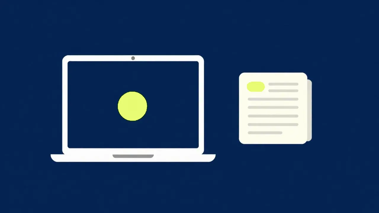 Diagram: Screen recording with a transcript, without uploading the video